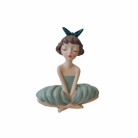 Escultura Resina Bailarina 9x7cm