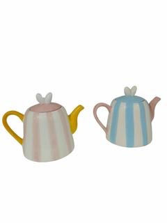 Bule Páscoa Rosa e Amarelo - comprar online