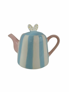 Bule Páscoa Azul & Branco - comprar online