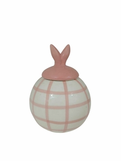 Pote Páscoa Decorativo c/ Tampa (Bowl) - Toko Artesanato e Decorações