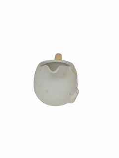 Vaso Páscoa Coelho ( Branco Amarelo) na internet