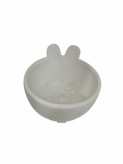 Bolw coelho/ vaso decorativo de Páscoa Branco com Rosa 9 cm na internet