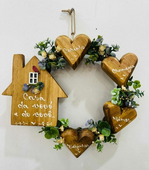 Guirlanda casa da vovó e do vovô 30 cm - comprar online