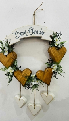 Guirlanda Bem Vindo 55 cm - Toko Artesanato e Decorações