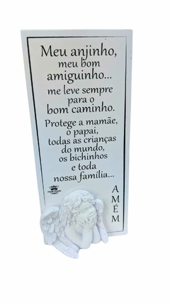 Placa de Mesa Meu anjinho com oração 22 cm na internet