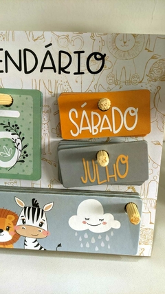 Calendário Permanente de Mesa Zoológico - loja online