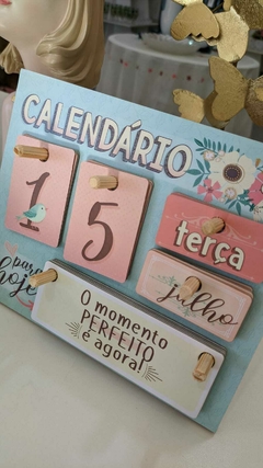 CALENDÁRIO PERMANENTE DE MESA PARA HOJE, GRATIDÃO...FLORAL - loja online