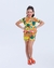 Conjunto Infantil Jardim Short e Blusa com Babado