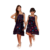 Vestido Infantil Love Preto Alcinha Feminino