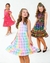 Vestido Infantil Xadrez Feminino Junino