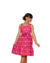 Vestido Infantil Borboletas Rosa Alcinha Feminino - loja online