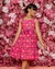 Vestido Infantil Borboletas Rosa Alcinha Feminino na internet