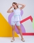 Conjunto Infantil Feminino Listrado Short e Blusa - comprar online