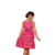 Vestido Infantil Borboletas Rosa Alcinha Feminino