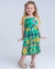 Vestido Infantil Verde com Estampa Jardim Encantado - comprar online