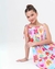 Vestido Feminino Soltinho Infantil com Alças de Amarrar - comprar online