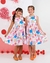 Vestido Feminino Borboletas Branco