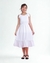 Vestido Branco Infantil Juvenil com Laço nos Ombros - Clarabela kids | Brincando de Vestir, Vestindo Para Brincar!