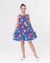 Vestido Feminino Soltinho Infantil com Alças de Amarrar