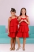 Vestido Infantil Feminino Coleção Vermelho - comprar online