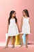 Vestido Infantil Balone Branco Meninas - Clarabela kids | Brincando de Vestir, Vestindo Para Brincar!