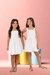 Vestido Infantil Balone Branco Meninas - comprar online