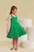 Vestido Infantil Três Marias De Alça Verde Meninas - loja online