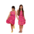 Vestido Infantil Borboletas Rosa Alcinha Feminino