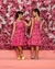Vestido Infantil Borboletas Rosa Alcinha Feminino - comprar online