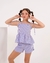 Conjunto Infantil Feminino Listrado Shorts e Blusa na internet