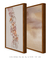 Composição com 2 Quadros Decorativos: Pétalas Dançantes + Entardecer - comprar online