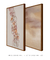 Composição com 2 Quadros Decorativos: Pétalas Dançantes + Entardecer na internet