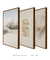 Composição com 3 Quadros Decorativos: Andando Pela Fé + Abrigo da Alma + Sussurros de Luz - comprar online