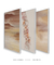 Composição com 3 Quadros Decorativos: Bossa Nova + Entardecer + Pétalas Dançante na internet