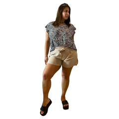 Musculosa de Lino Elastizado Ropa Mujer Talles Grandes - comprar online