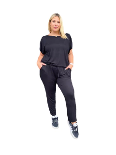 Conjunto de Modal Remera y Babucha en Talles Grandes para Mujer - comprar online