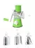 Fatiador vegetal rotativo com alça, liquidificador de queijo, ralador de batata - BluSShop Produtos inovadores e originais...