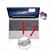 Suporte Magnético para Laptop, clipe magnético de montagem lateral para Laptop - BluSShop Produtos inovadores e originais...