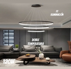 Lámpara led 3 aros