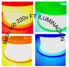 Neón cob a 220v de colores