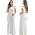 Vestido longo ombro a ombro casamento elegante na internet