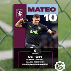 Digital Kids’ Birthday Invitation with Dibu Martínez - Aston Villa