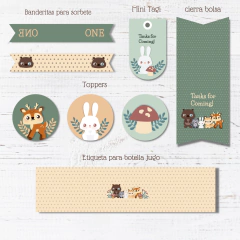 Forest Animals Printable Kit - online store