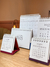 Calendário de mesa - A6 - Coleção Neutra - com 10 unidades