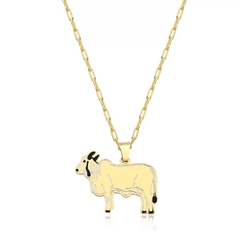 COLAR COM CARTIER MASCULINO DE 60 CM COM PINGENTE INDUBRASI