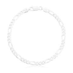 PULSEIRA MASCULINO ELO 3X1 1,50 FIOS DE 21 CM- PRATA 925