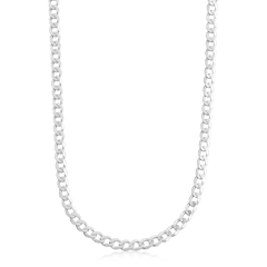 CORRENTE MASCULINA GROUMET 1,20 FIOS DE 60 CM- PRATA 925