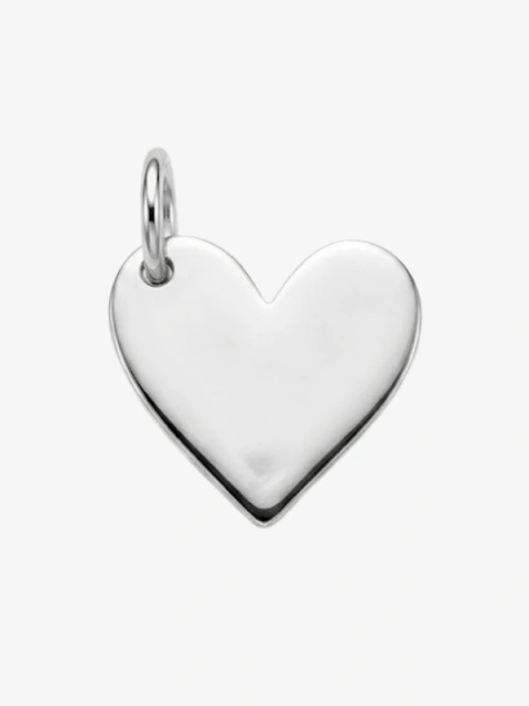 Medalla Corazón con Grabado Personalizado Plata 925