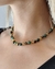 Collar Ámbar Verde y Jade Verde
