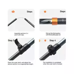 Imagen de Bastones de trekking aluminio 5 secciones Naturehike